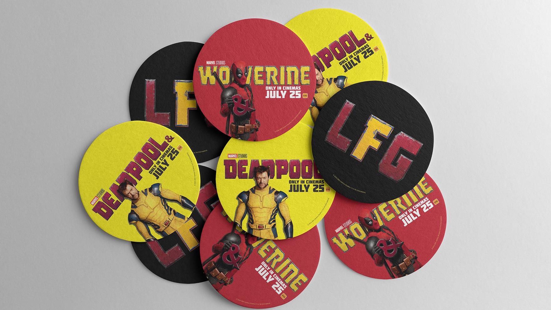 deadpool and wolverine coasters