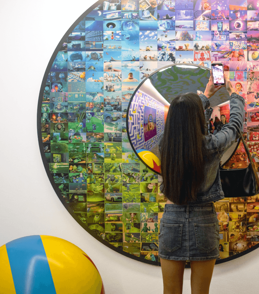 pixar exhibition artwork